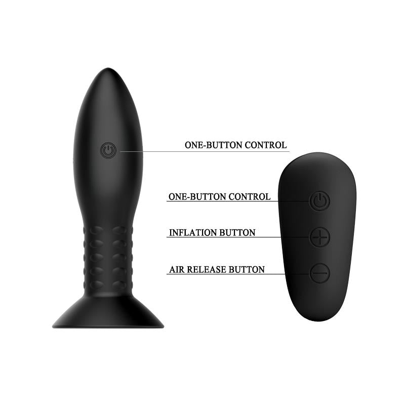 Plug Anal Inflable con Vibración y Rotación 5