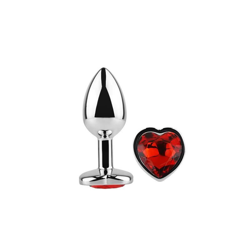 Plug Anal Joya de Corazón Red Scarlet Talla S 3