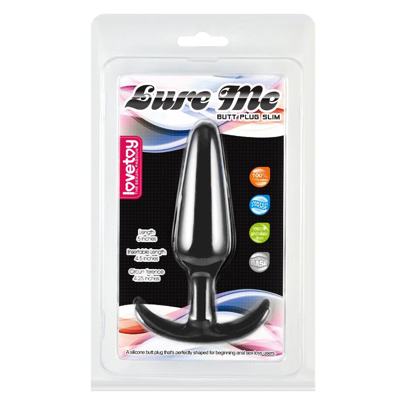 Plug Anal Lure Me Talla L Negro 8