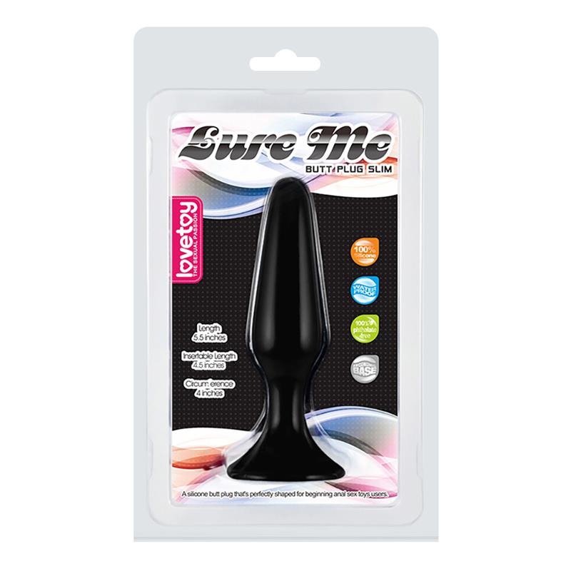 Plug Anal Lure Me Talla L Negro 7
