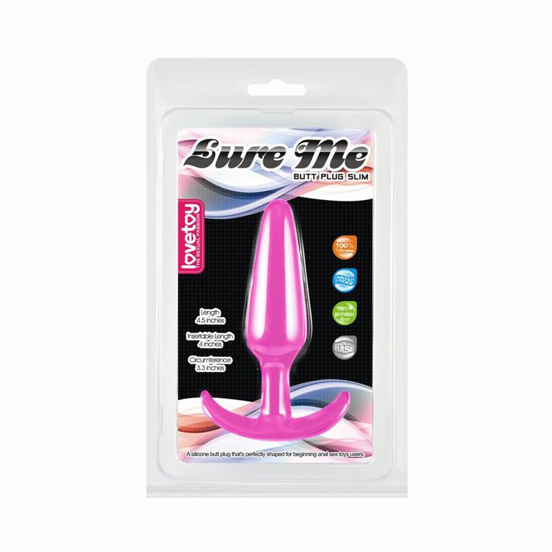 Plug Anal Lure Me Talla S Rosa 8