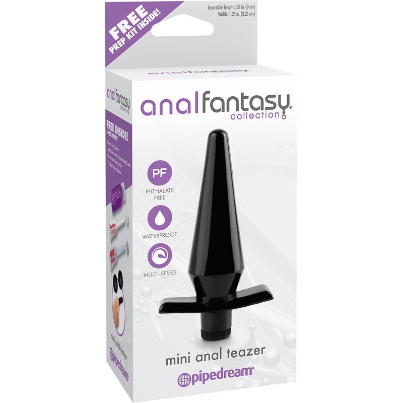 Plug Anal Mini Anal Teazer Negro