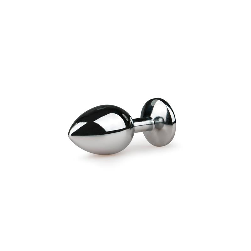 Plug con Cristal Transparente No.2 Plateado 2