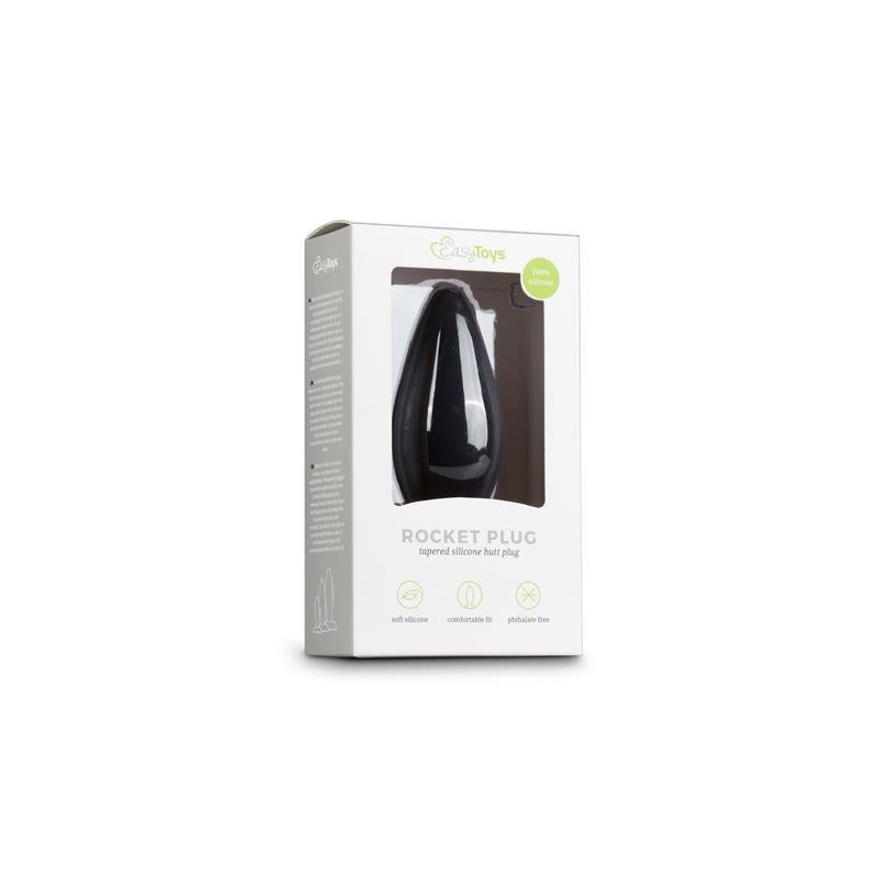 Plug Grande de Silicona - Negro 4