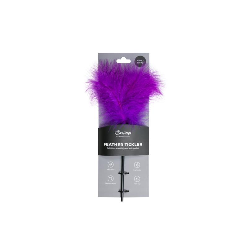 Plumas Estimuladoras con Mango Largo - Púrpura 3