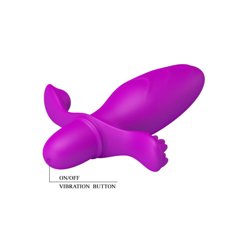 Plur Anal con Vibración Fitch Color Púrpura 6