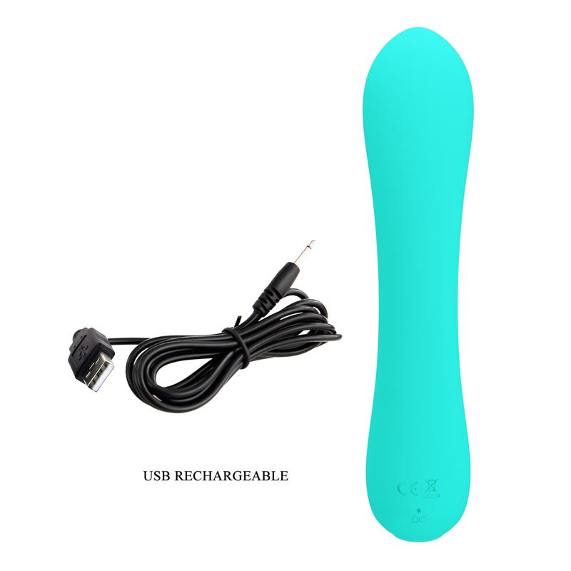 Prescott Vibrador USB Silicone Verde 10