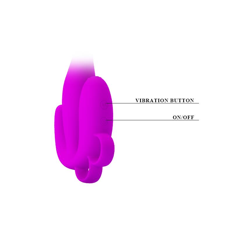 Pretty Love Plug Anal Flowery Color Púrpura 6