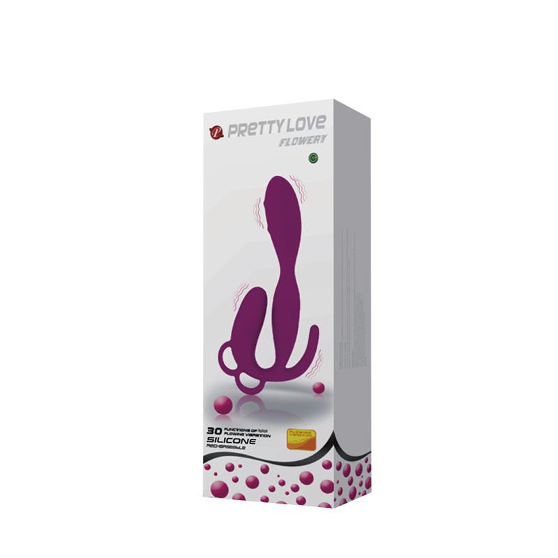 Pretty Love Plug Anal Flowery Color Púrpura 8