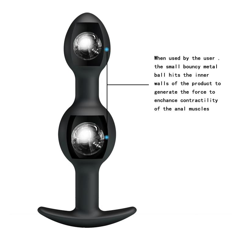 Pretty Love Plug Anal Pesado Color Negro 6