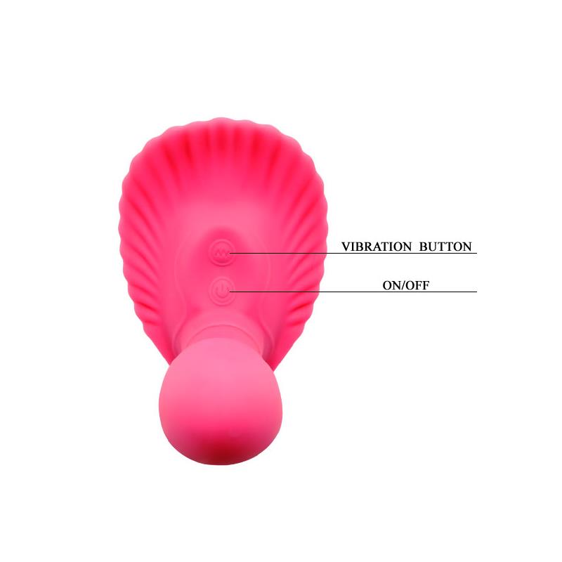 Pretty Love Vibrador a Control Remoto Fancy Clamshell Color Rosa 6