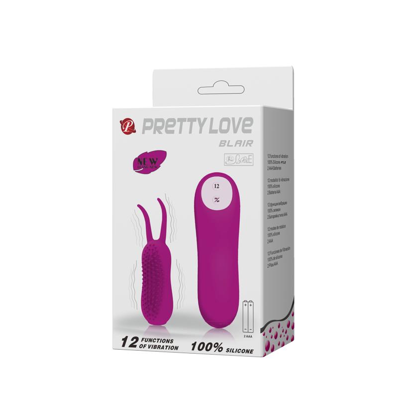 DISC*Pretty Love Vibrador Blair Color Púrpura cl80