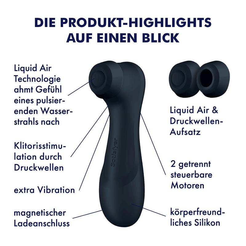 Pro 2 Gener 3 Liquid Air Technology Succión y Vibración Negro 6