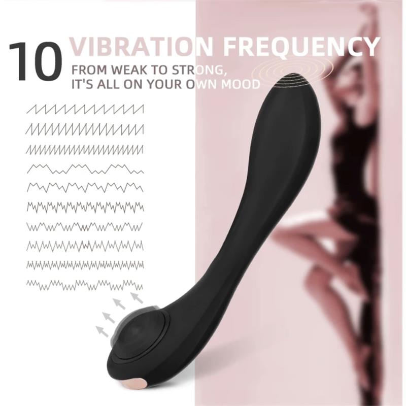 Pulsar Vibrador con Pulsación y Esqueleto Articulado Silicona USB 11