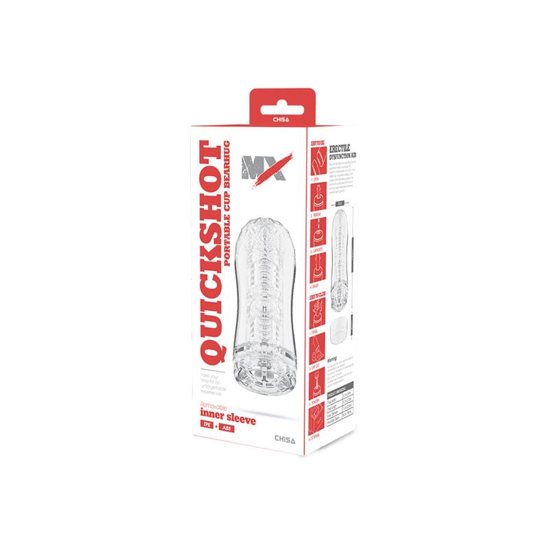 Quickshot Portable Cup Bearhug Masturbador