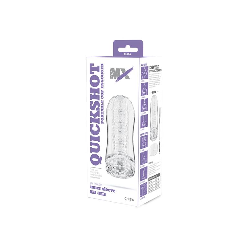Quickshot Portable Cup Engorged Masturbador