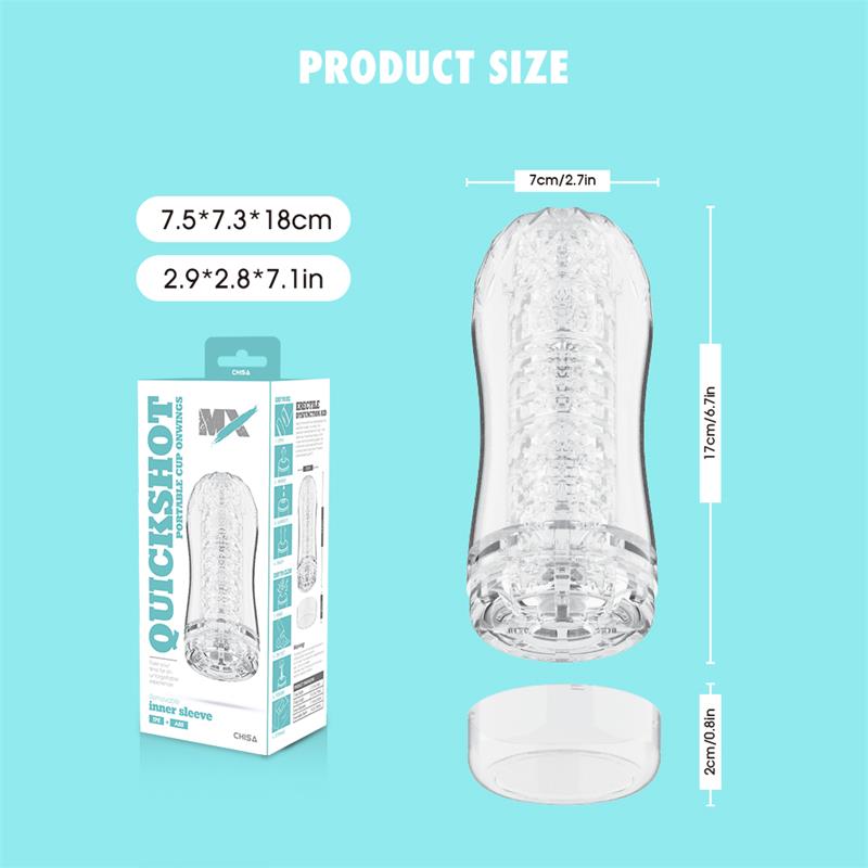 Quickshot Portable Cup Onwings Masturbador