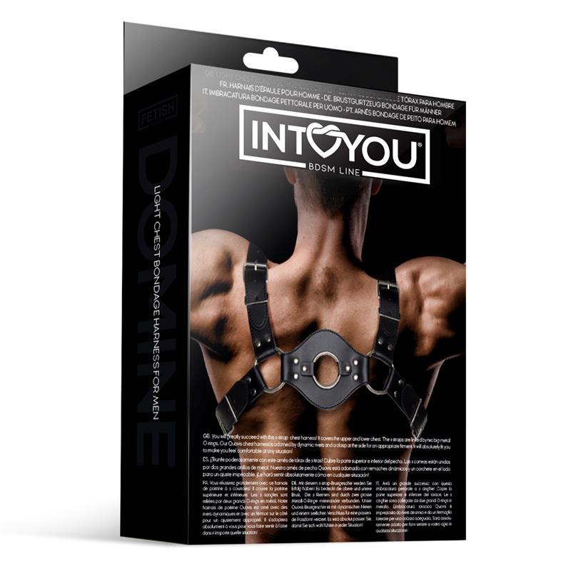Quovis Arnés Masculino para Bondage Cuero Vegano 5