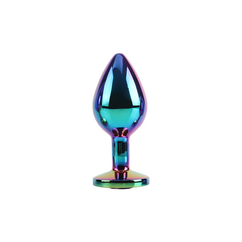 Rainbow Gem Plug Anal con Joya en la Base Talla M