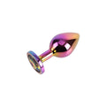 Rainbow Gem Plug Anal con Joya en la Base Talla M