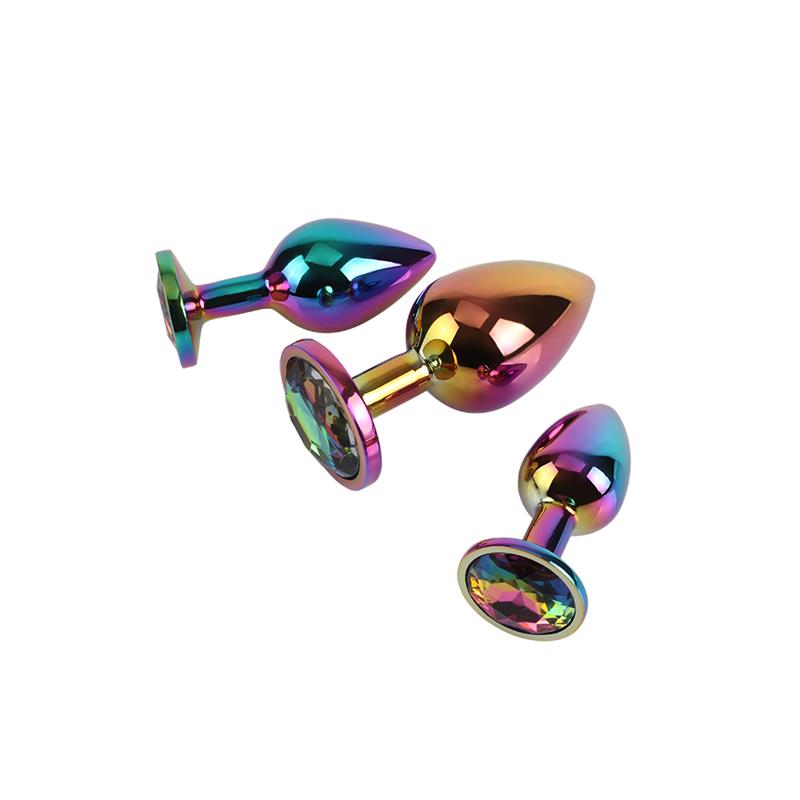 Rainbow Gem Set 3 Plugs Anales