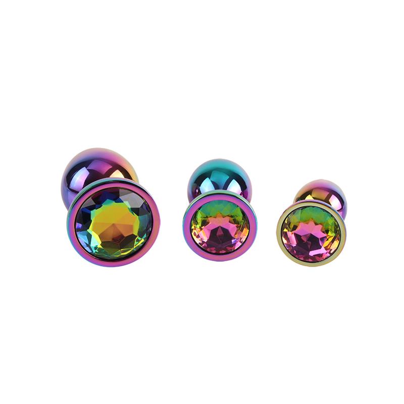 Rainbow Gem Set 3 Plugs Anales
