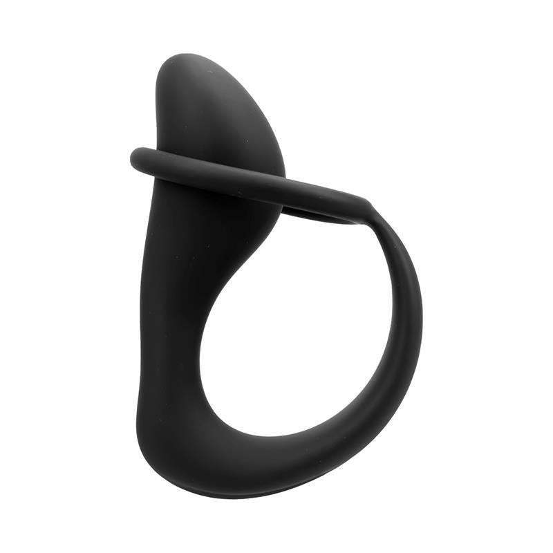 Randal Plug Anal con Anillo para el Pene Silicona Negro 7