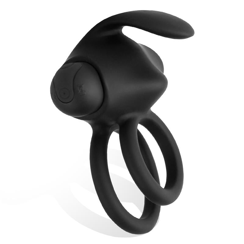 Reerin Anillo Vibrador USB Dual Control Remoto USB Silicona 2