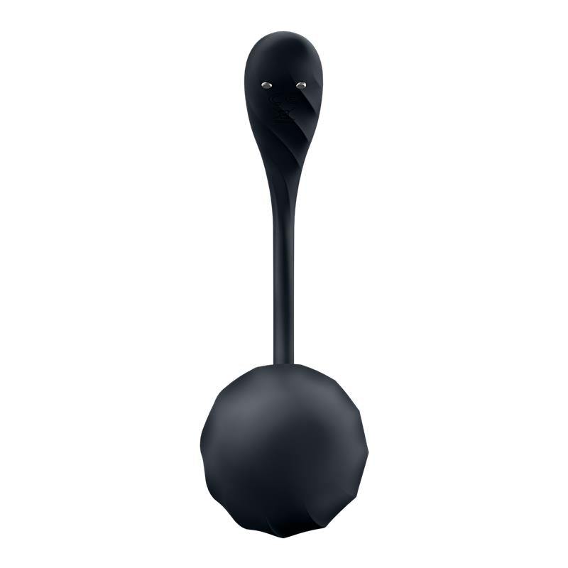 Ribbed Petal Vibrador de Braguita APP Negro 3