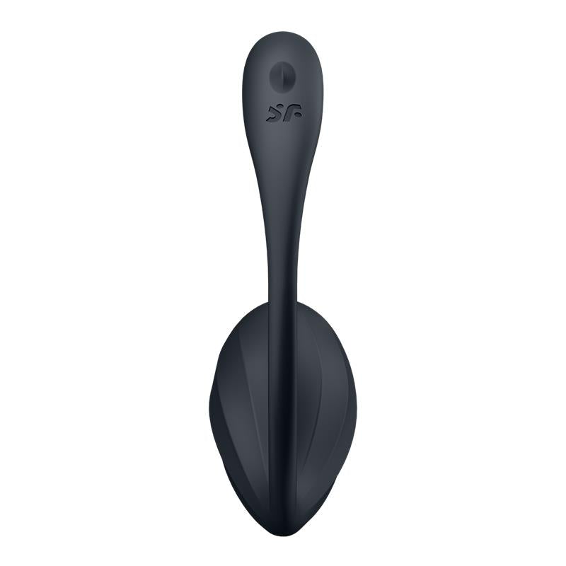 Ribbed Petal Vibrador de Braguita APP Negro 5