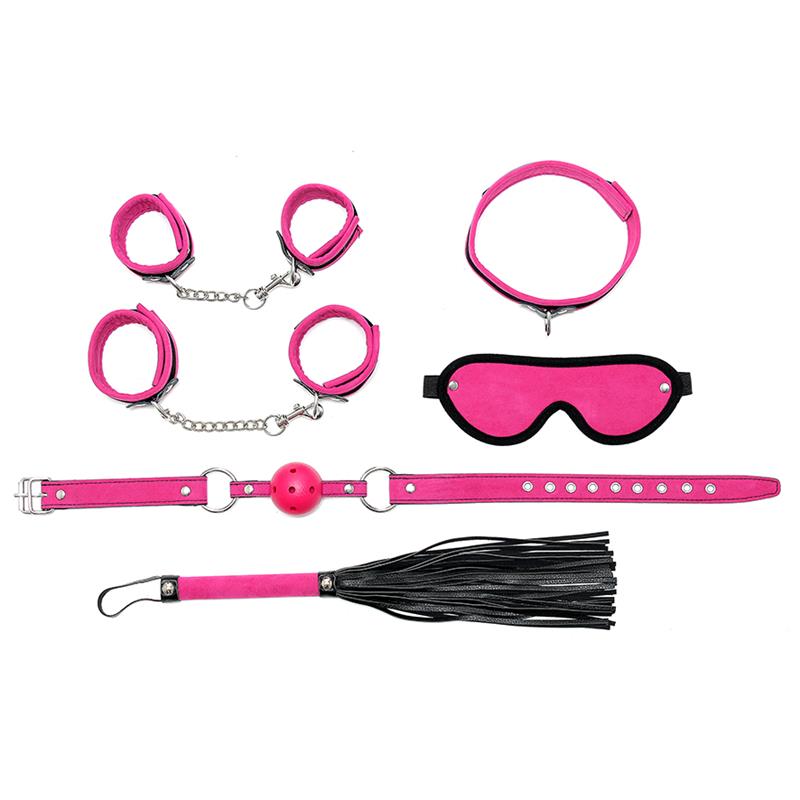 Set de Bondage 6 Piezas Rosa
