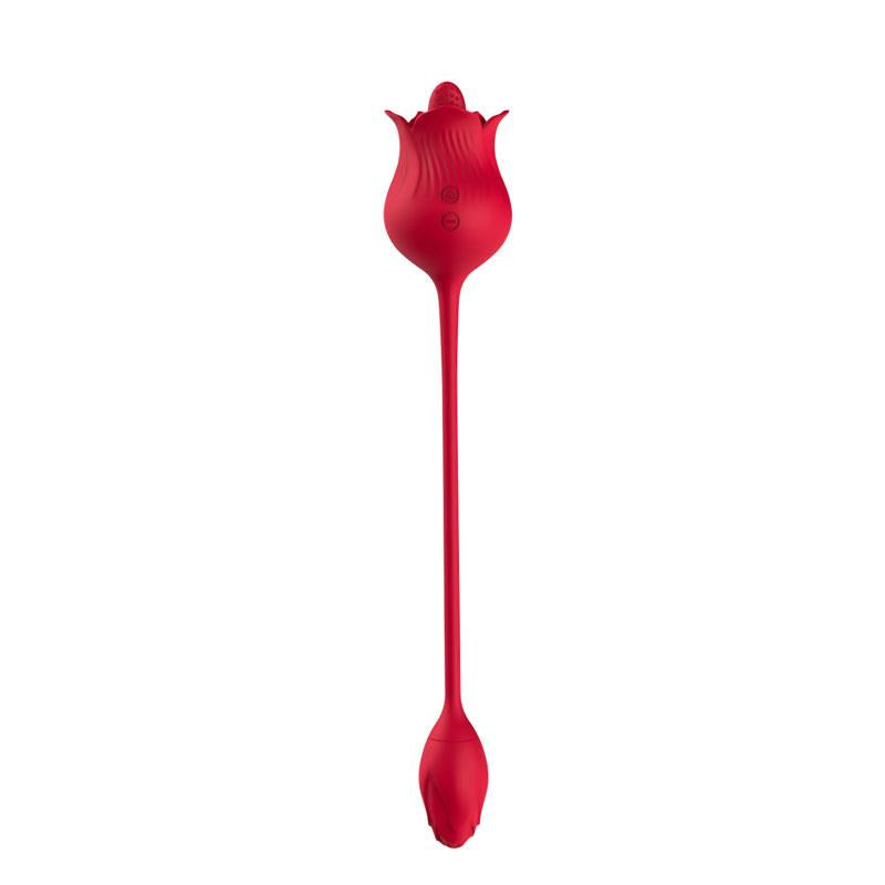 Rosa con Licking y Huevo Vibrador USB 2
