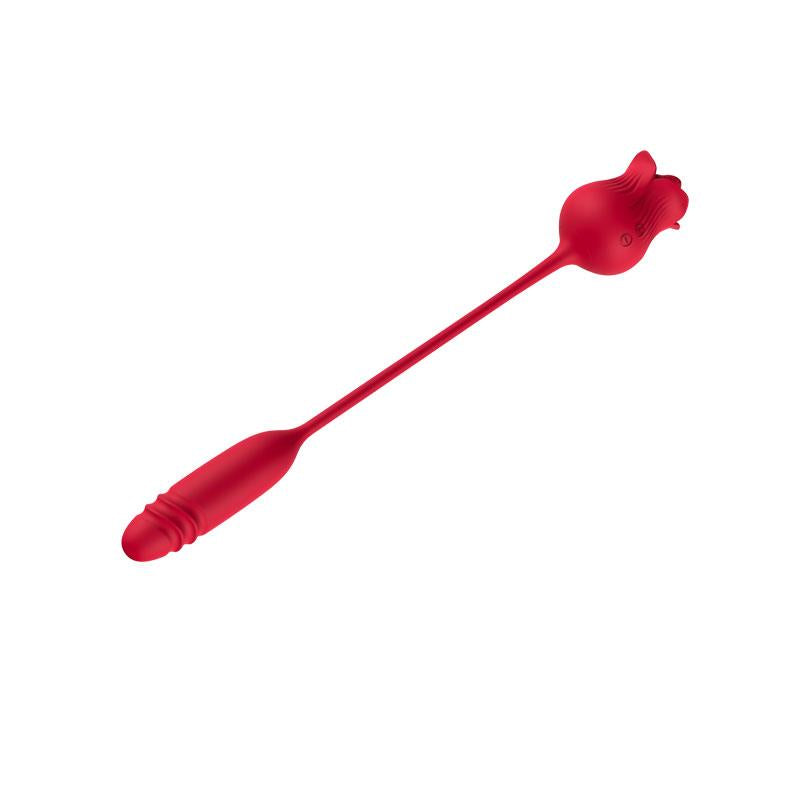 Rosa Vibradora con Licking y Thrusting USB 2