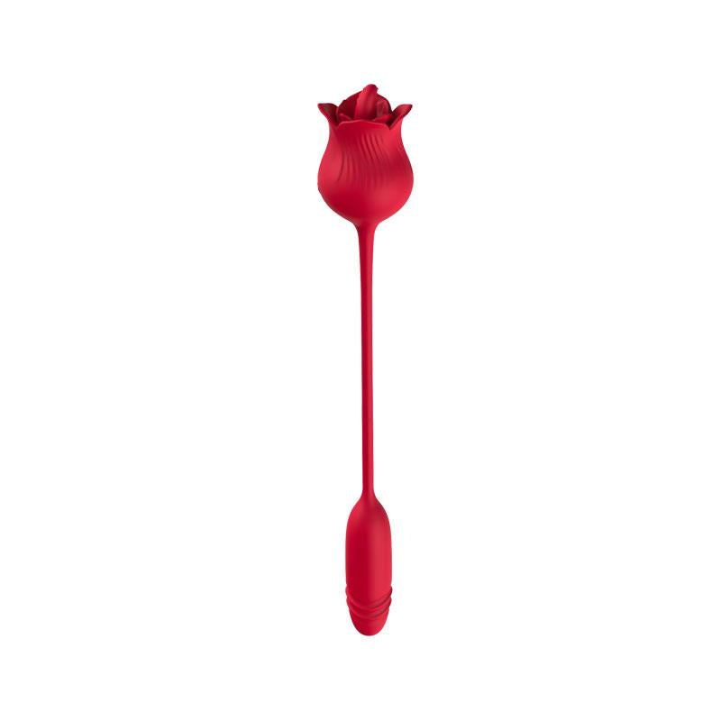 Rosa Vibradora con Licking y Thrusting USB 5