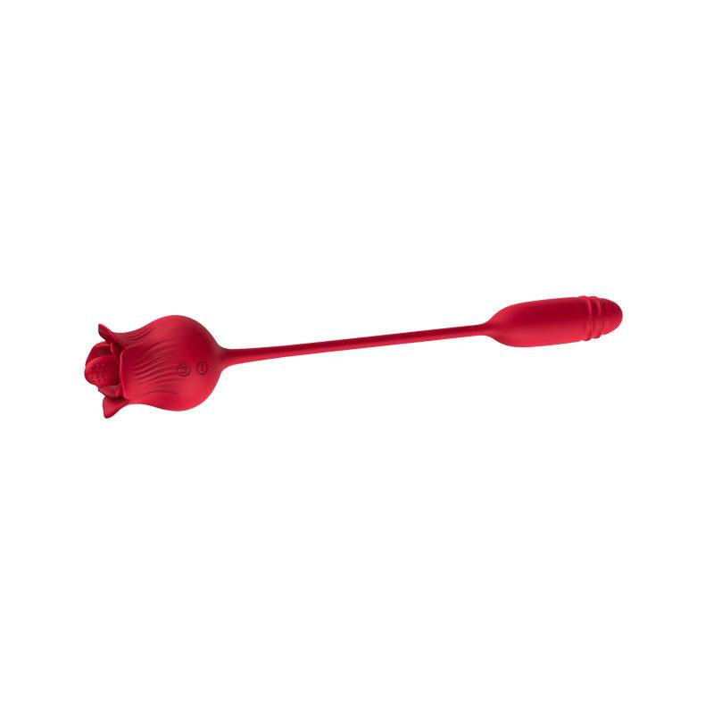 Rosa Vibradora con Licking y Thrusting USB 4