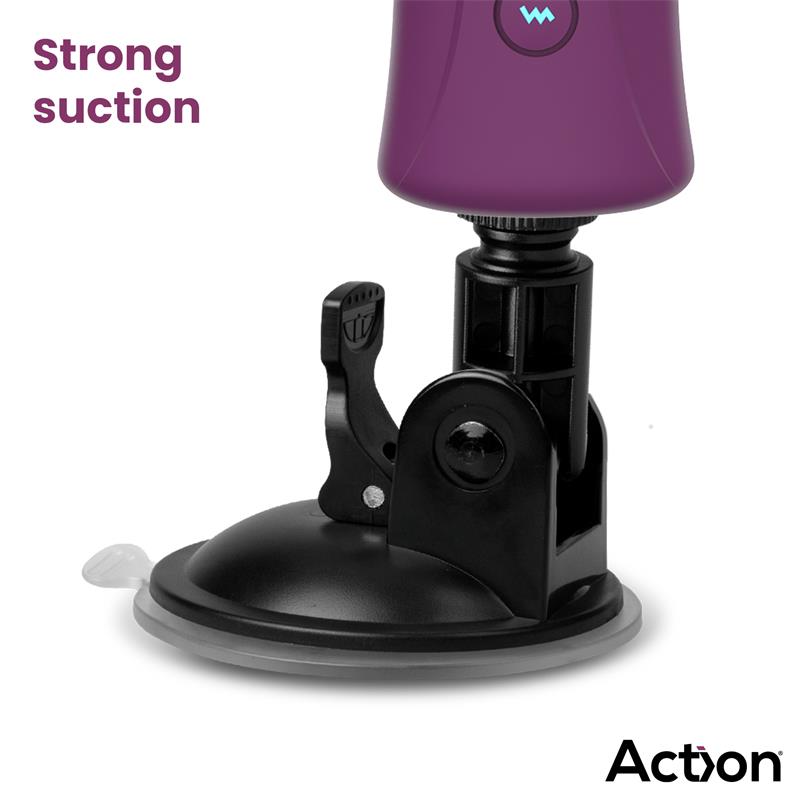 Roxer Sex Machine con Vibración, Thrusting, Efecto Calor y Control Remoto