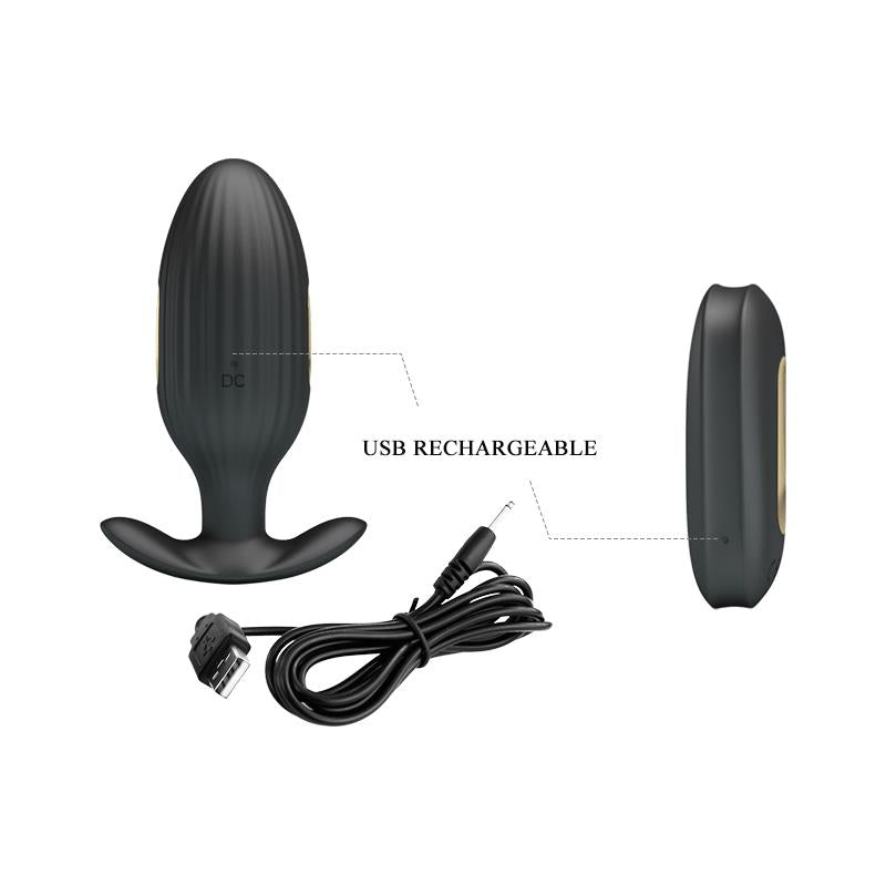Royal Pleasure Plug Anal con Electro Estimulación USB 9