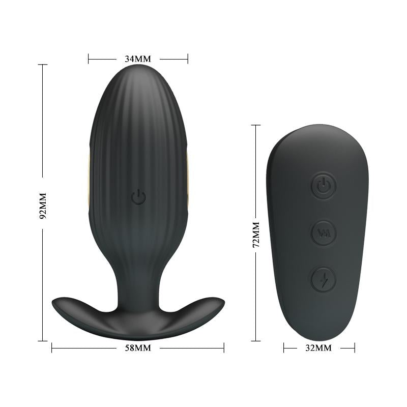 Royal Pleasure Plug Anal con Electro Estimulación USB 10