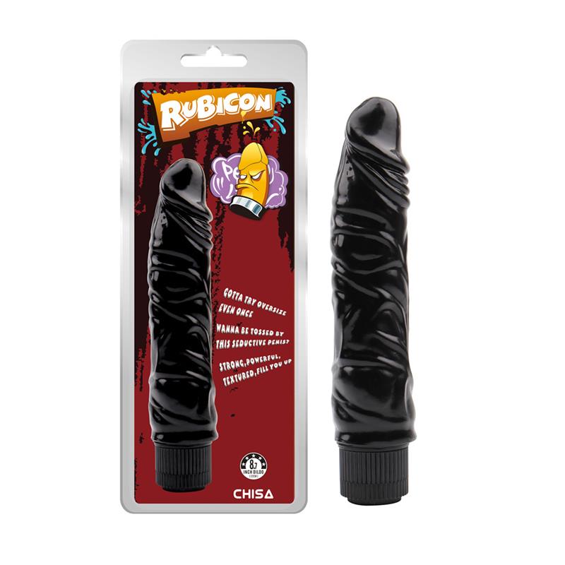 Rude Vibrating Him Vibrador 8.7 - 22cm Negro