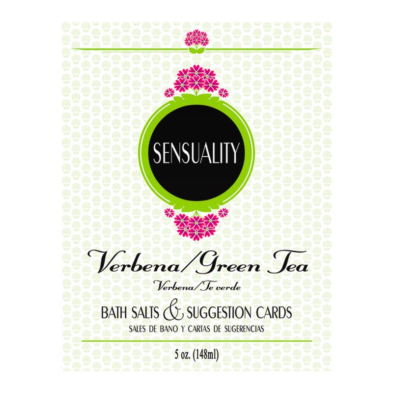 Sales de Baño y Cartas Impermeables Sensuality Bath Set  (EN ES)