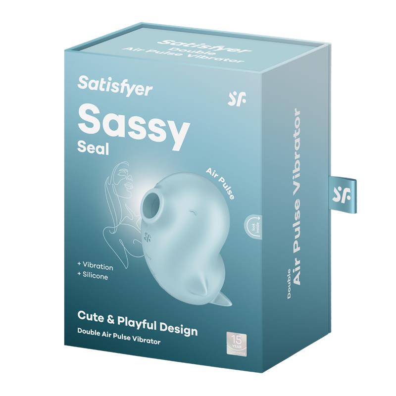 Sassy Seal Succionador de Clítoris con Vibración 10