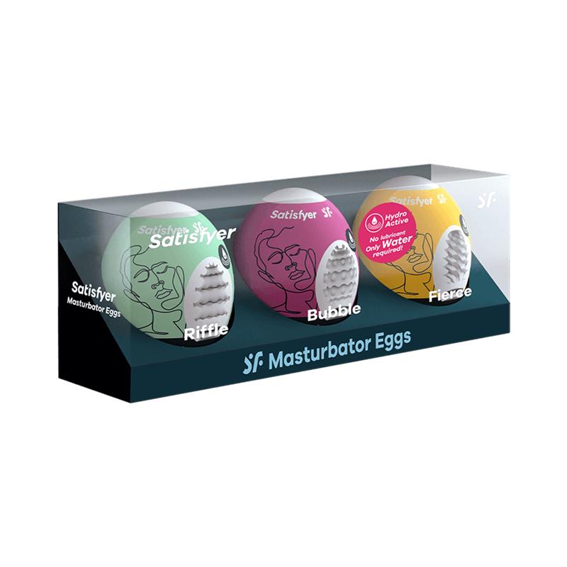 Set 3 Huevos Masturbador Riffle, Bubble y Fierce 4