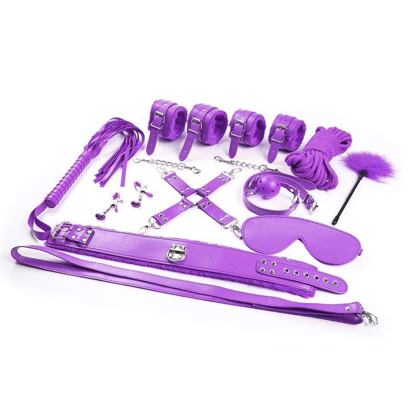 Set Bondage de 10 Piezas Púrpura 4