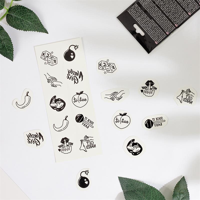 Set de 10 Tattoos Temporales Spicy Collection 2