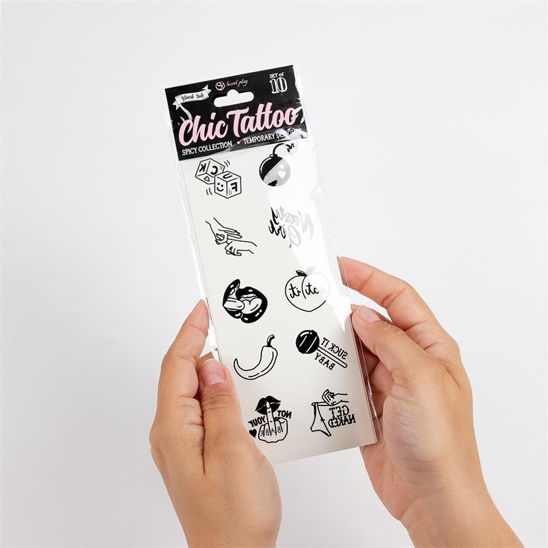 Set de 10 Tattoos Temporales Spicy Collection 3