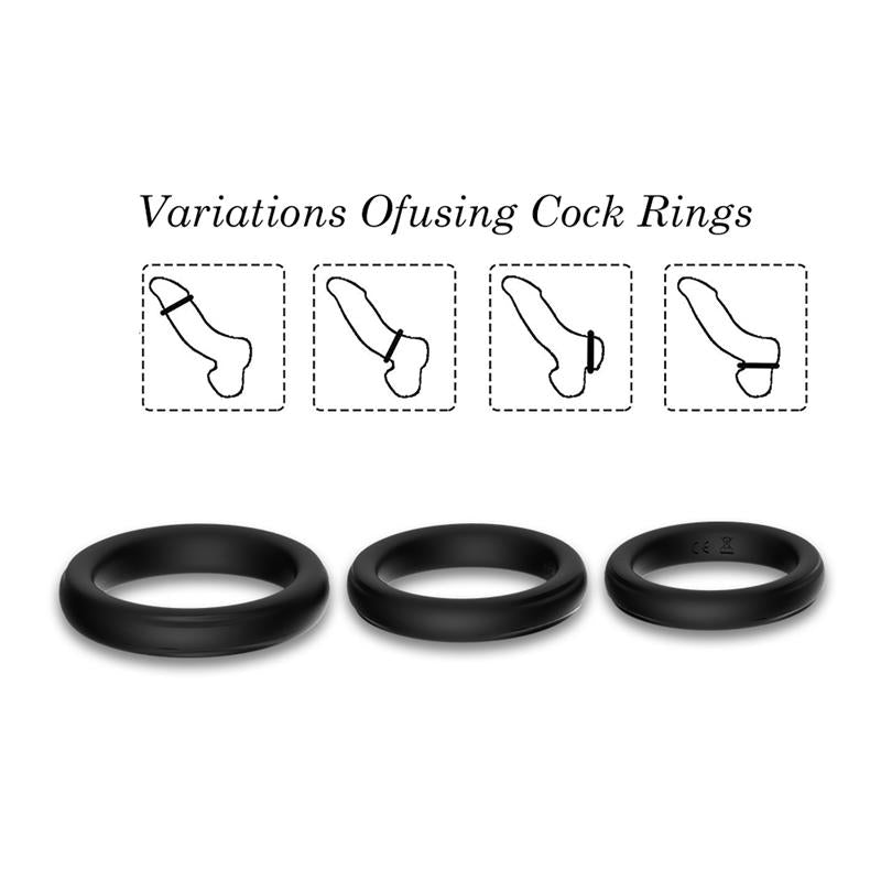 Set de 3 Anillos para el Pene 9