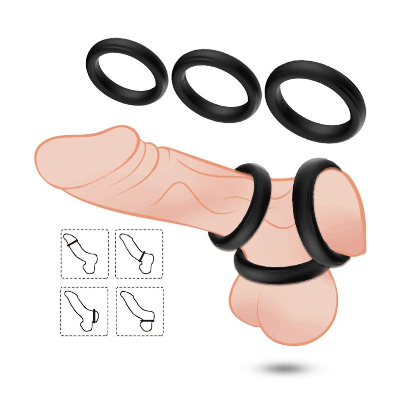 Set de 3 Anillos para el Pene 4