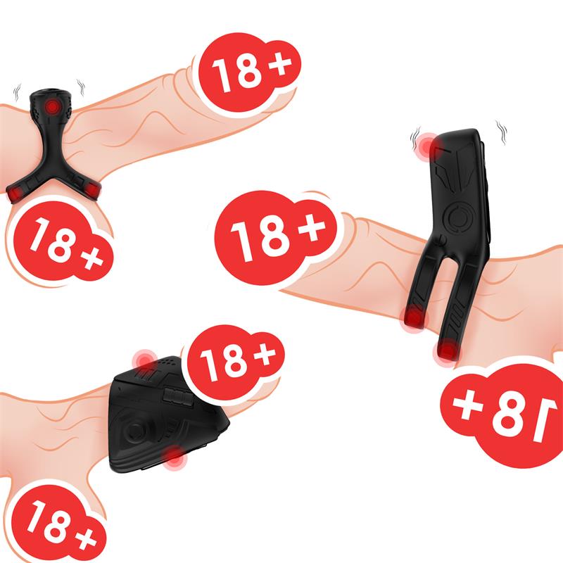 Set de Anillo para el Pene y Masturbador 8