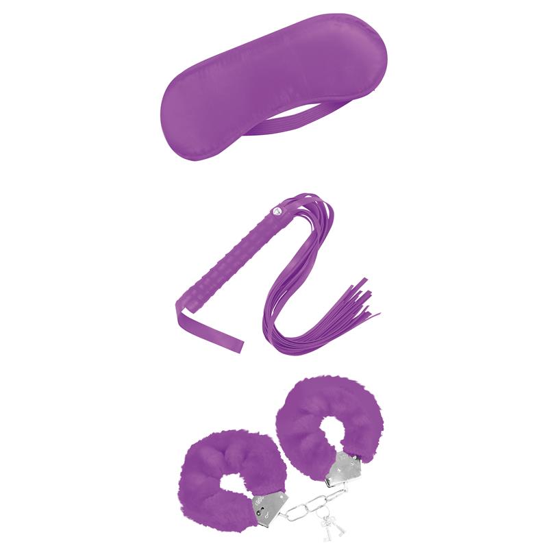Set de Bondage para Principiantes Beginners 3 Piezas Púrpura 4