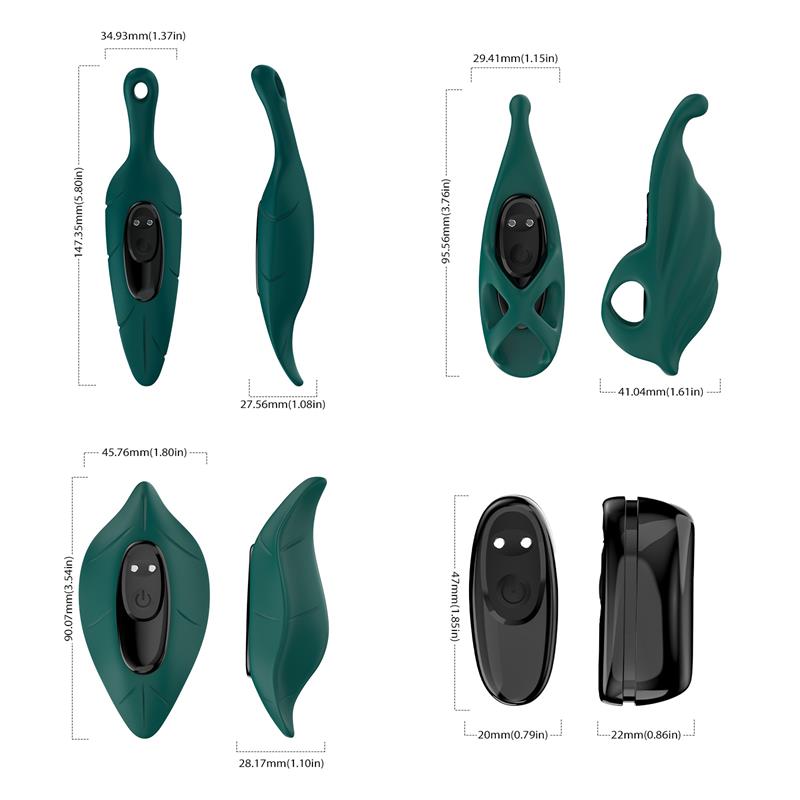 Set de Vibrador y Fundas 8